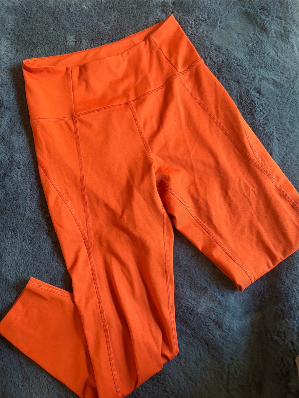 girlfriend collective Bright Orange Leggings